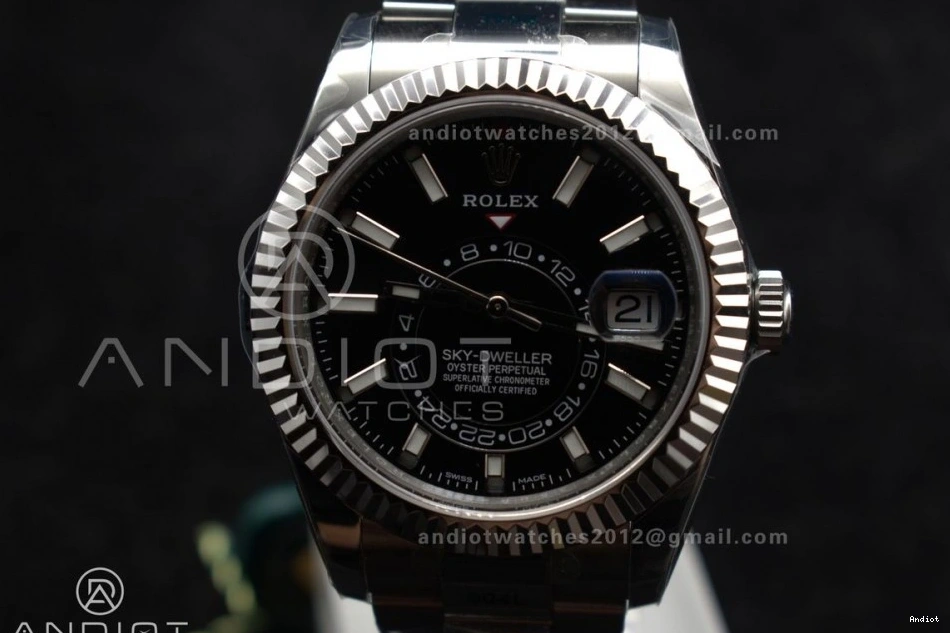 Edition Sky-Dweller Bracelet 1:1 on ZF Best SS Dial 326934 904L A2824 Black SS 1205